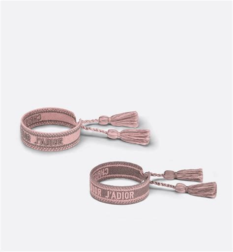 dior armband stoff rosa|dior perlen.